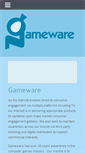 Mobile Screenshot of gamewareeurope.com